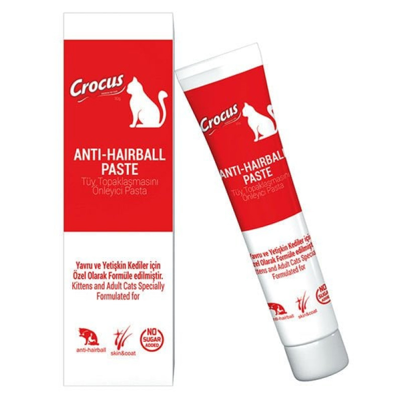 Crocus 30 Gr Anti Hairball Paste | Kedi Vitamini