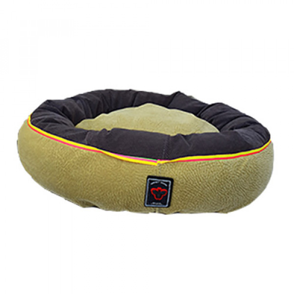 Crop Pet 50x50 Cm Simit Yatak Hardal | Kumaş Köpek Yatağı