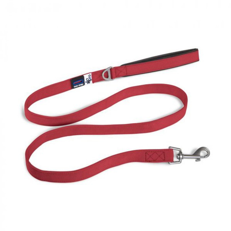 Curli 2x140 Cm Basic Leash Gezdirme Kırmızı L | Köpek Gezdirme Tasması Curli 2x140 Cm Basic Leash Gezdirme Kırmızı L | Köpek Gezdirme Tasması