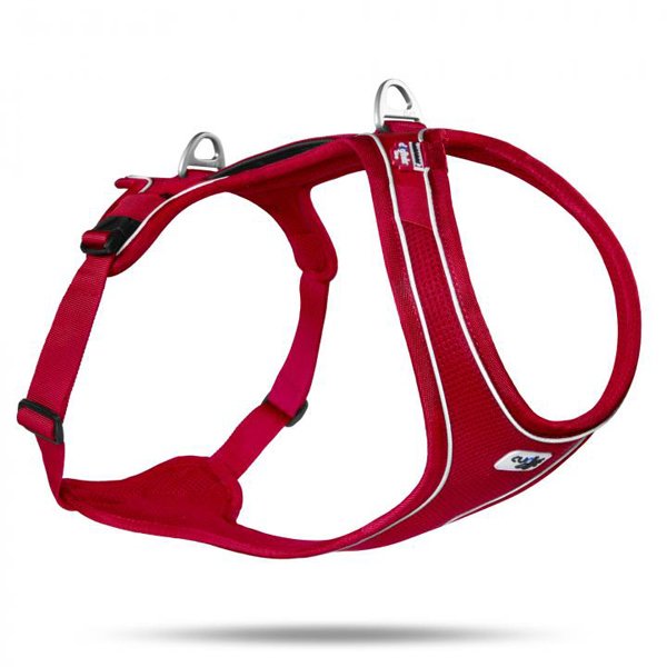 Curli 66-70x48 Cm Belka Comfort Harness Göğüs Tasması Kırmızı M | Köpek Göğüs Tasması