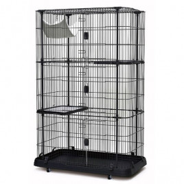 Dayang 109,.3x63,8x161,6 Cm Metal Kafes Siyah | Kedi Kafesi Dayang 109,.3x63,8x161,6 Cm Metal Kafes Siyah | Kedi Kafesi