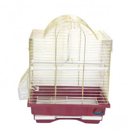 Dayang 29.5x22.3x38.5 Cm Çift Kapılı Kubbeli Kafes Kırmızı | Kuş Kafesi Dayang 29.5x22.3x38.5 Cm Çift Kapılı Kubbeli Kafes Kırmızı | Kuş Kafesi