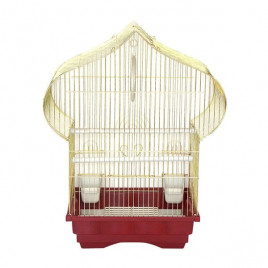 Dayang 29.5x22.3x49 Cm Damla Pirinç Kafes | Kuş Kafesi Dayang 29.5x22.3x49 Cm Damla Pirinç Kafes | Kuş Kafesi