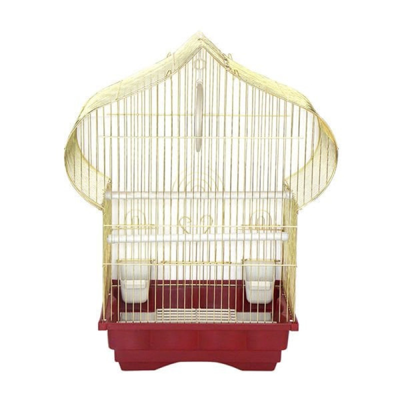 Dayang 29.5x22.3x49 Cm Damla Pirinç Kafes | Kuş Kafesi Dayang 29.5x22.3x49 Cm Damla Pirinç Kafes | Kuş Kafesi