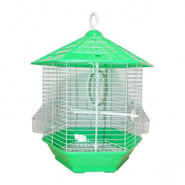 Dayang 30x35x43 Cm Altıgen Kafesi Yeşil | Kuş Kafesi Dayang 30x35x43 Cm Altıgen Kafesi Yeşil | Kuş Kafesi
