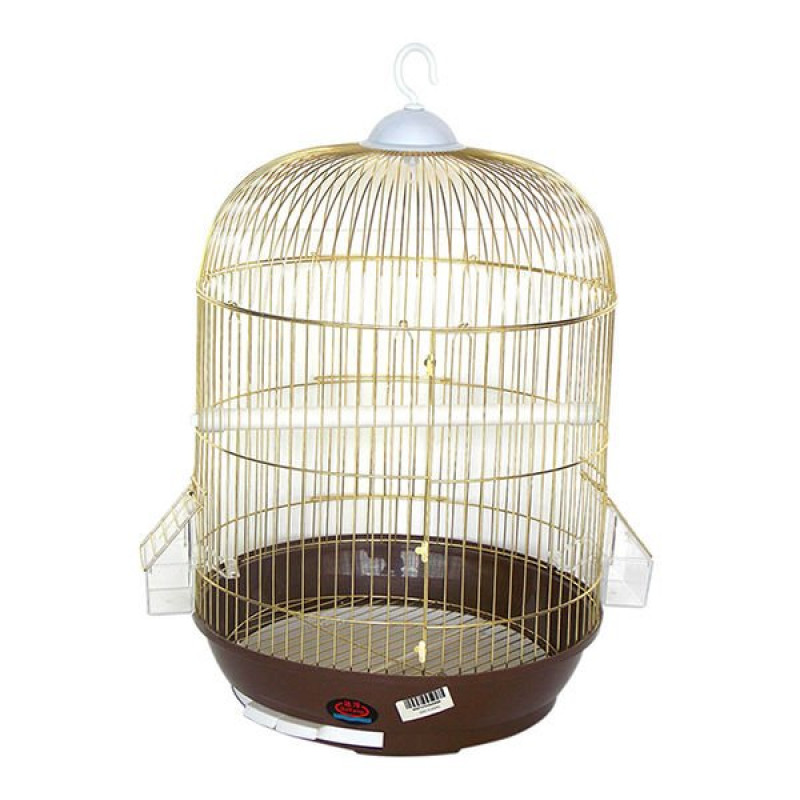 Dayang 33X41 Cm Dayanıklı Yuvarlak Kuş Kafesi Kahverengi Sarı | Kuş Kafesi Dayang 33X41 Cm Dayanıklı Yuvarlak Kuş Kafesi Kahverengi Sarı | Kuş Kafesi
