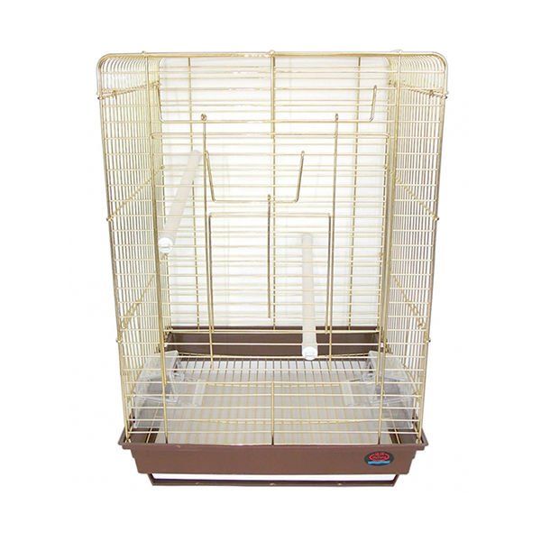 Dayang 40x40x58 Cm Hafif ve Taşınabilir Kafes Altın | Kuş Kafesi