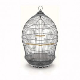 Dayang 48.5x48.5x76 Cm Kubbe Kafes Siyah | Kuş Kafesi Dayang 48.5x48.5x76 Cm Kubbe Kafes Siyah | Kuş Kafesi