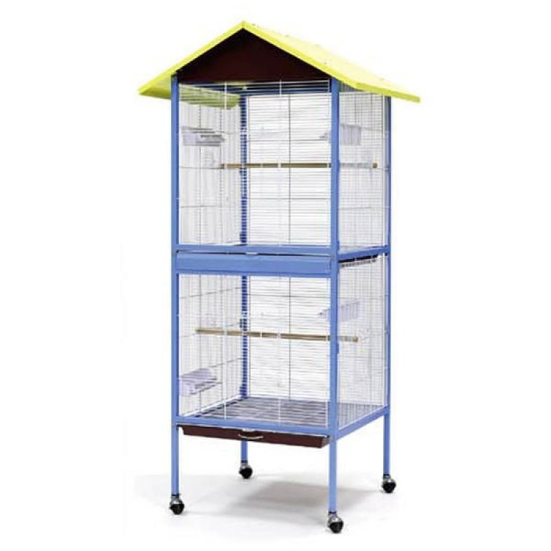 Dayang 60x60x167 Cm Çatılı Büyük Kafes | Kuş Kafesi Dayang 60x60x167 Cm Çatılı Büyük Kafes | Kuş Kafesi