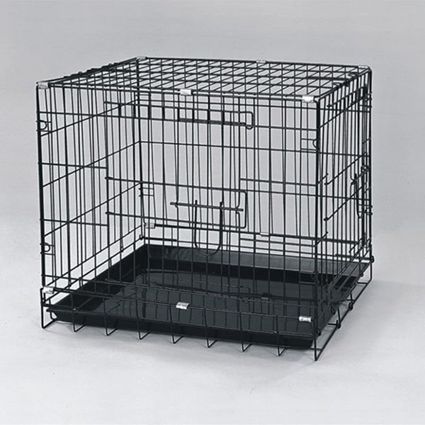 Dayang 61x44x50 Cm Geniş Metal Kafes Siyah | Köpek Taşıma Çantası Ve Kafes