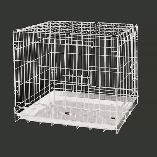 Dayang 61x44x50 Cm Metal Kafes Beyaz | Köpek Taşıma Çantası Ve Kafes