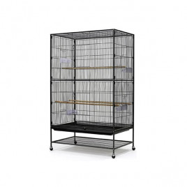 Dayang 90x58.4x152.4 Cm Ayaklı Dikdörtgen Kafes Siyah | Kuş Kafesi Dayang 90x58.4x152.4 Cm Ayaklı Dikdörtgen Kafes Siyah | Kuş Kafesi