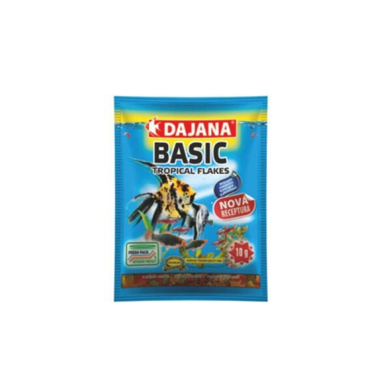 Dajana 10 Gr Basic Flakes 80 Ml | Tatlı Su Akvaryumu Yemi Dajana 10 Gr Basic Flakes 80 Ml | Tatlı Su Akvaryumu Yemi