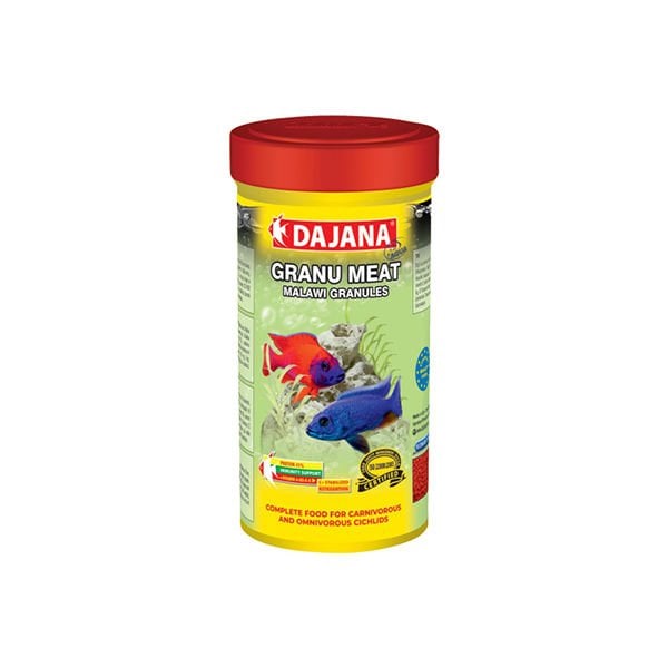 Dajana 125 Gr Granu Meat 250 Ml | Tatlı Su Akvaryumu Yemi