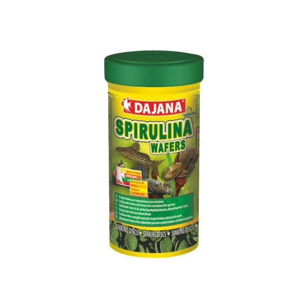 Dajana 130 Gr Mini Spirulina Wafers 250 Ml | Balık Yem Tableti