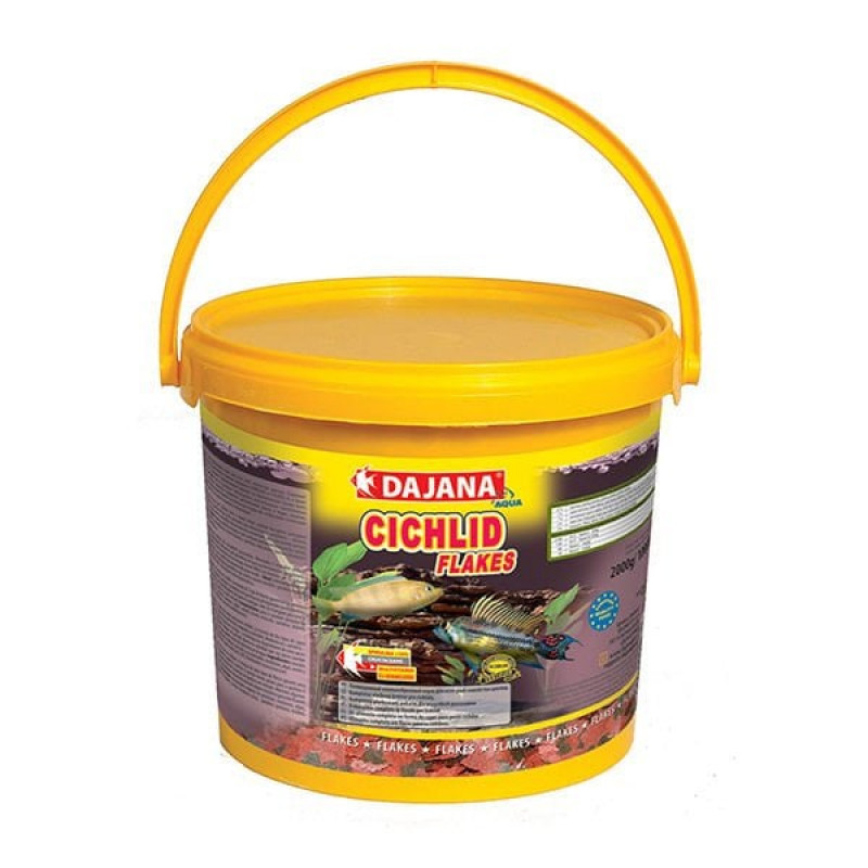 Dajana 2 Kg Cichlid Flakes 10 Lt | Tatlı Su Akvaryumu Yemi Dajana 2 Kg Cichlid Flakes 10 Lt | Tatlı Su Akvaryumu Yemi