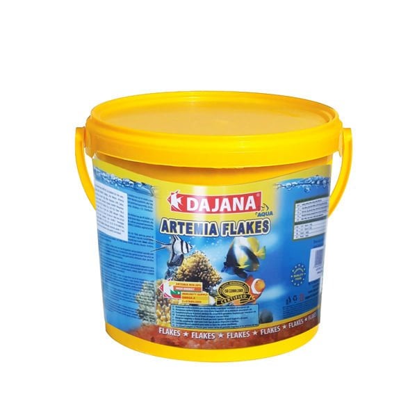 Dajana 2 Kg Tropical Artemia Flakes 10 Lt | Tatlı Su Akvaryumu Yemi