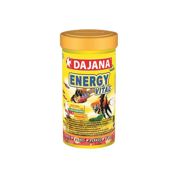 Dajana 50 Gr Tropical Energy Vital Flakes 250 Ml | Tatlı Su Akvaryumu Yemi