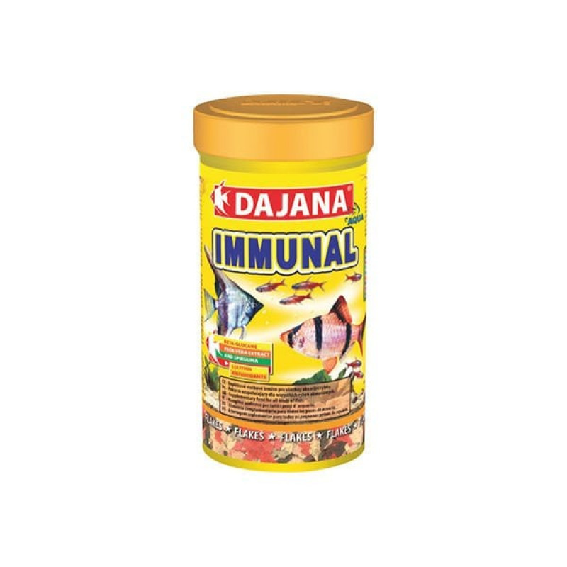 Dajana 50 Gr Tropical Immunal Flakes 250 Ml | Tatlı Su Akvaryumu Yemi Dajana 50 Gr Tropical Immunal Flakes 250 Ml | Tatlı Su Akvaryumu Yemi