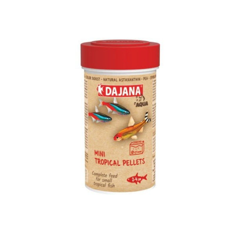 Dajana 55 Gr Mini Tropical Pellets 100 Ml | Tatlı Su Akvaryumu Yemi Dajana 55 Gr Mini Tropical Pellets 100 Ml | Tatlı Su Akvaryumu Yemi