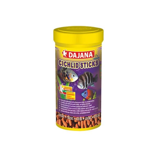 Dajana 80 Gr Cichlid Sticks 250 Ml | Tatlı Su Akvaryumu Yemi