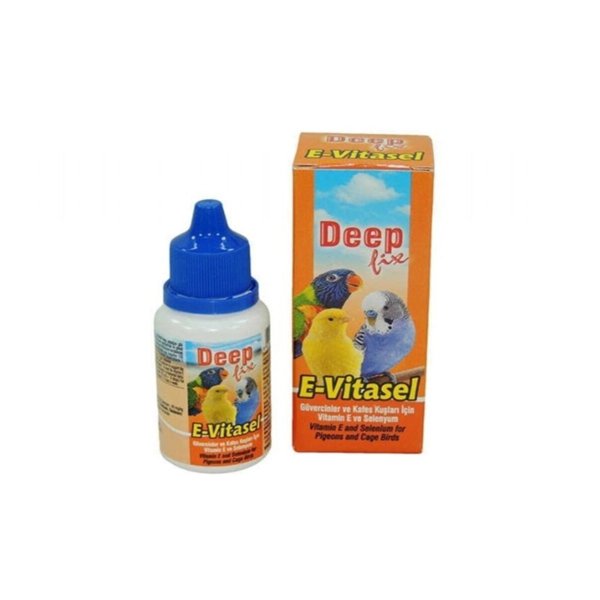 Deep Fix 30 mL E-VİTASEL Vitamin Ve Selenyum | Kuş İlacı