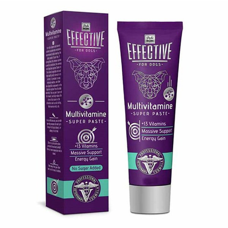 Delibon 100 Gr Effective Multivitamin 13 Vitamin Katkılı Macun | Köpek Vitamini Delibon 100 Gr Effective Multivitamin 13 Vitamin Katkılı Macun | Köpek Vitamini