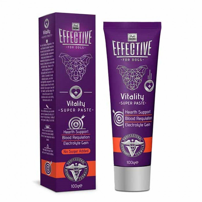 Delibon 100 Gr Effective Vitality Kalp Sağlığı Macunu | Köpek Eklem Ve Kas Destek Vitamini Delibon 100 Gr Effective Vitality Kalp Sağlığı Macunu | Köpek Eklem Ve Kas Destek Vitamini
