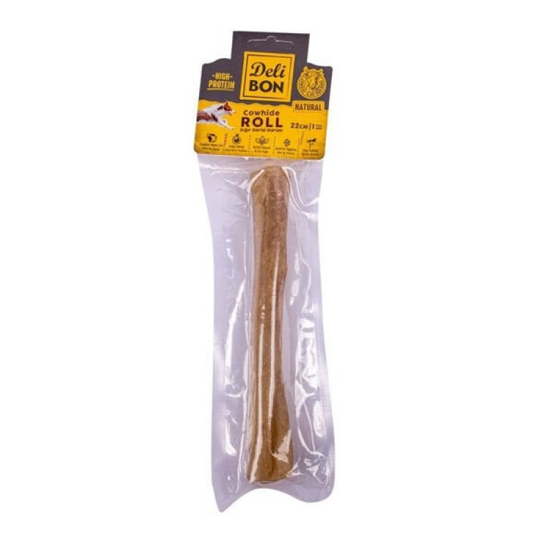 Delibon 22 Cm Natural Sığır Derisi Dürüm | Köpek Atıştırmalık Ödül Maması Delibon 22 Cm Natural Sığır Derisi Dürüm | Köpek Atıştırmalık Ödül Maması