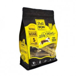 Delibon 25'li Deri Pres Kemik 12 Cm S Boy Natural | Köpek Press Çiğneme Kemiği