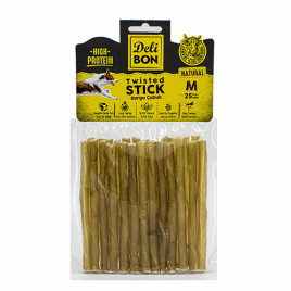 Delibon 25'li Orta Boy Deri Burgu Çubuk Natural