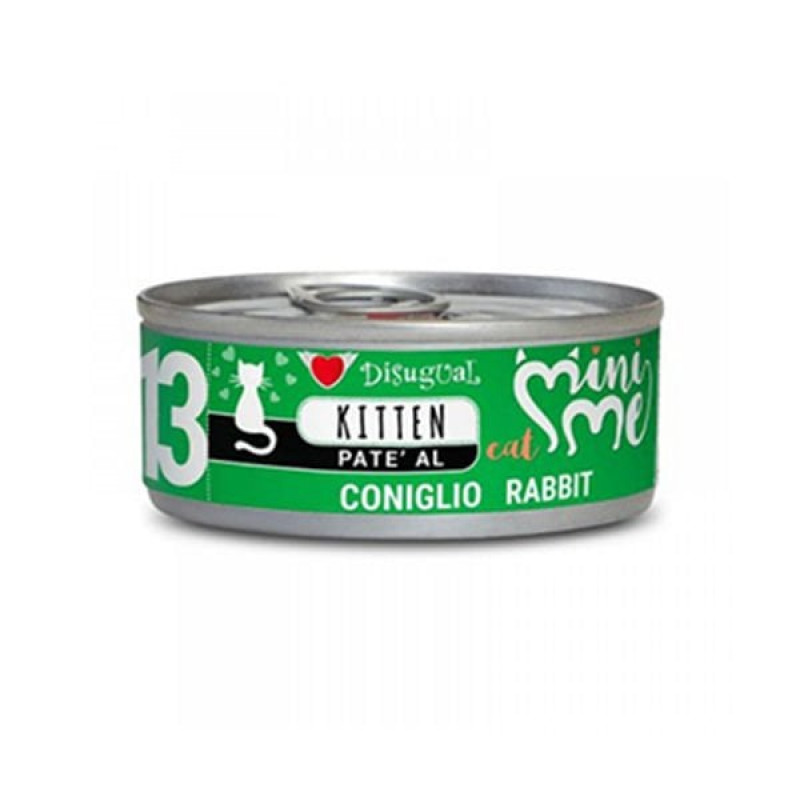 Disugual 85 Gr Mini Me 13 Kitten Tavşan | Yavru Kedi Maması Disugual 85 Gr Mini Me 13 Kitten Tavşan | Yavru Kedi Maması