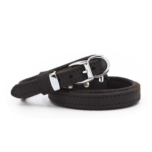 Doggie 1,5x25 Cm Yağlı Deri Boyun Tasması Large Kahverengi | Köpek Boyun Tasması