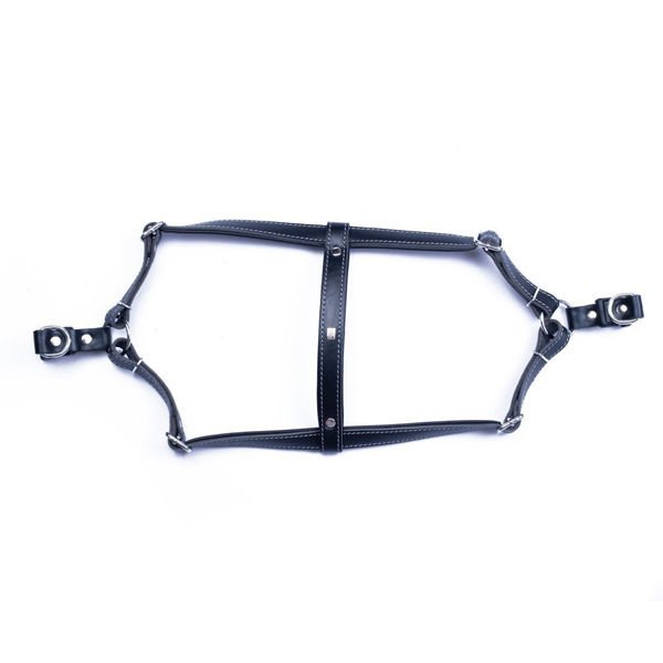 Doggie 1,5x35 40 Cm Konfor Ronin Deri Göğüs Tasması Siyah | Köpek Göğüs Tasması