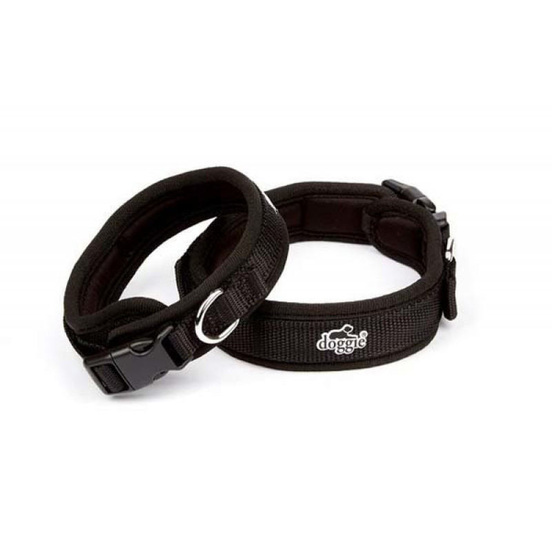 Doggie 1,5x40 Cm Havalı Dokuma Boyun Tasması Medium Siyah | Köpek Boyun Tasması Doggie 1,5x40 Cm Havalı Dokuma Boyun Tasması Medium Siyah | Köpek Boyun Tasması