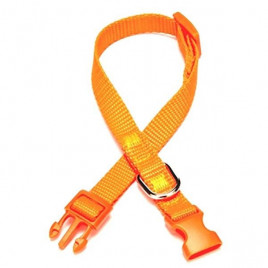 1x30 Cm Classic  Dokuma Boyun Tasması Medium Turuncu | Köpek Boyun Tasması