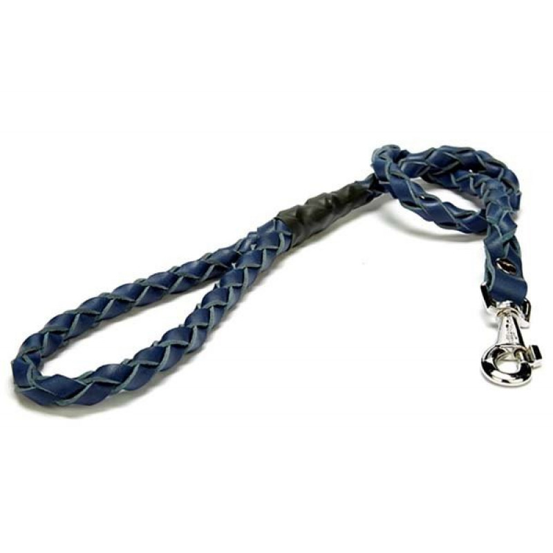 Doggie 2,5x120 Cm Örgülü Deri Gezdirme Tasması Medium Mavi | Köpek Gezdirme Tasması Doggie 2,5x120 Cm Örgülü Deri Gezdirme Tasması Medium Mavi | Köpek Gezdirme Tasması