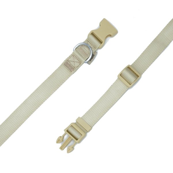 Doggie 2,5x40-50 Cm Klasik Dokuma Boyun Tasması Haki Medium | Kedi Boyun Tasması