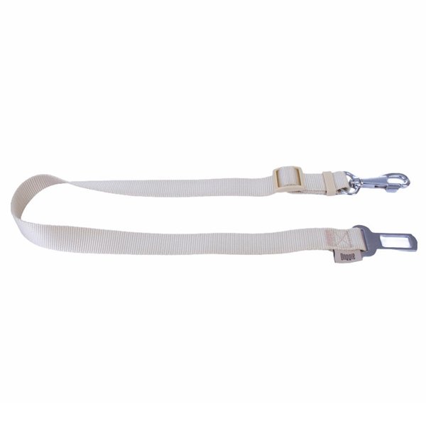 Doggie 2,5x50-80 Cm Dokuma Emniyet Kemerli Gezdirme Bağlantı Aparatı Haki Medium | Köpek Gezdirme Tasması