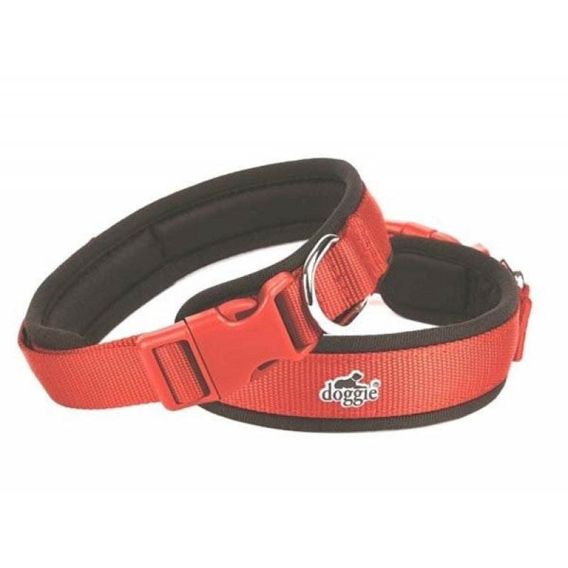 Doggie 2,5x50 Cm Havalı Dokuma Boyun Tasması Medium Kırmızı | Köpek Boyun Tasması Doggie 2,5x50 Cm Havalı Dokuma Boyun Tasması Medium Kırmızı | Köpek Boyun Tasması