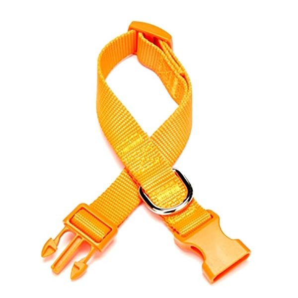 Doggie 2x45 Cm Classic  Dokuma Boyun Tasması Medium Turuncu | Köpek Boyun Tasması