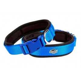 2x45 Cm Havalı Dokuma Boyun Tasması Medium Mavi | Köpek Boyun Tasması