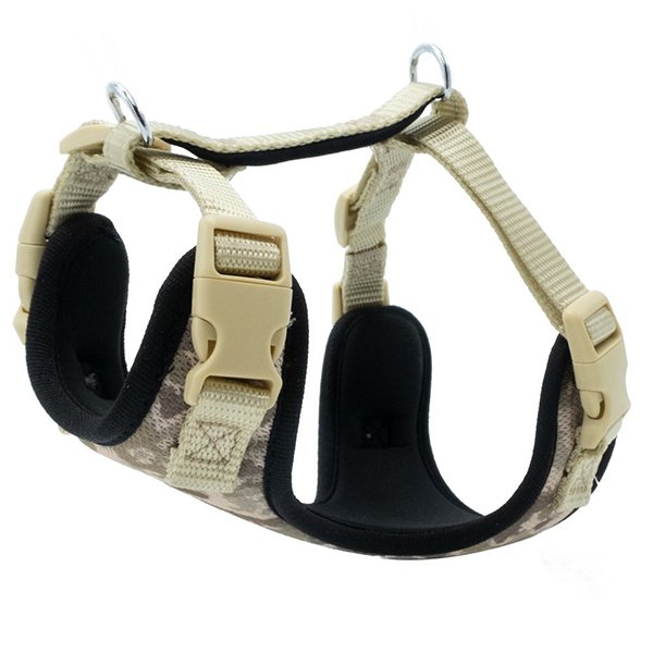 Doggie 2x55cm Havalı Dokuma Göğüs Tasması Kamuflaj | Köpek Göğüs Tasması