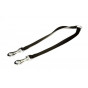 Doggie 2x60-60 Cm Dokumadan Çift Köpek Bağlama Kayışı Siyah | Köpek Bahçe Bağlama Kayışı