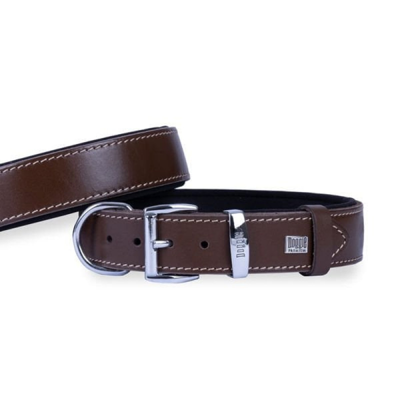 Doggie 3,5x52 60 Cm Konfor Deri Sade Boyun Tasması Kahverengi | Köpek Boyun Tasması Doggie 3,5x52 60 Cm Konfor Deri Sade Boyun Tasması Kahverengi | Köpek Boyun Tasması