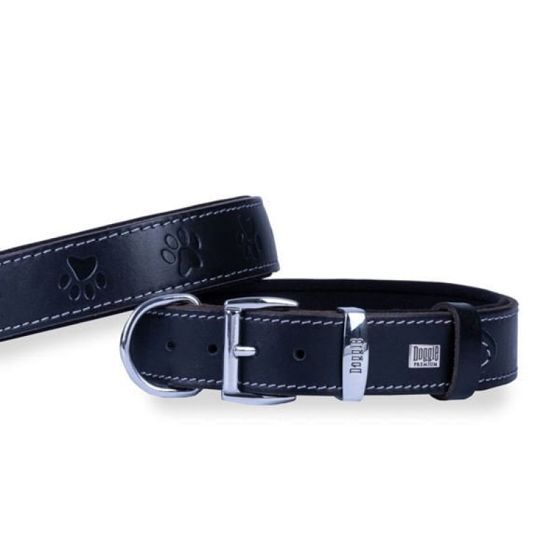 Doggie 3,5x60 Cm Comfort Deri Boyun Tasması Siyah | Köpek Boyun Tasması Doggie 3,5x60 Cm Comfort Deri Boyun Tasması Siyah | Köpek Boyun Tasması