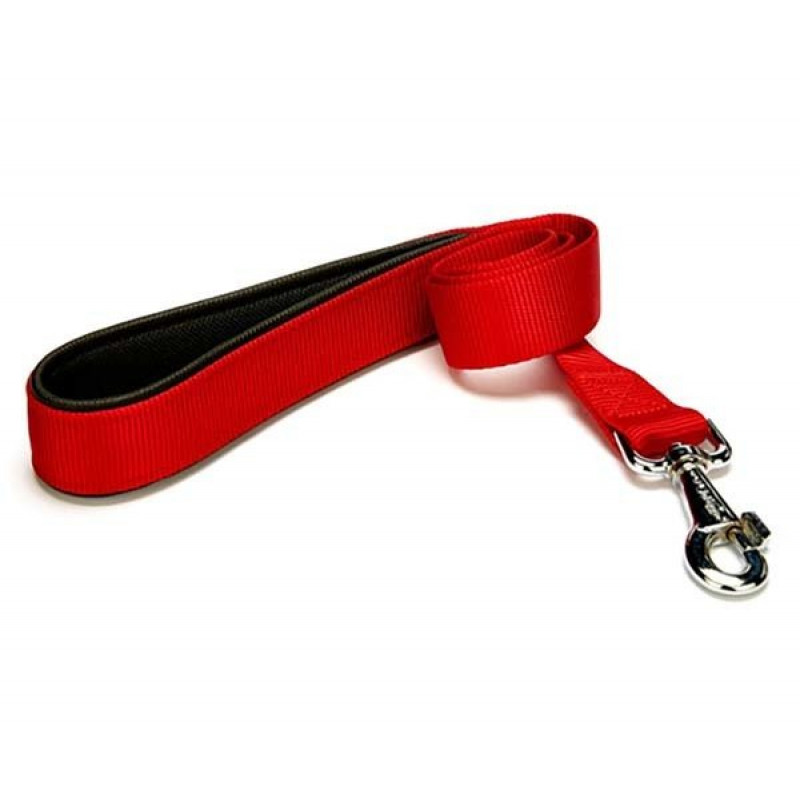 Doggie 3x100 Cm Konfor Klasik Dokuma Gezdirme Kırmızı | Köpek Gezdirme Tasması