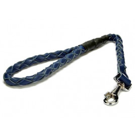 3x100 Cm Örgülü Deri Gezdirme Tasması Medium Mavi | Köpek Gezdirme Tasması 3x100 Cm Örgülü Deri Gezdirme Tasması Medium Mavi | Köpek Gezdirme Tasması