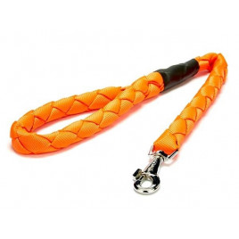 3x100 Cm Örgülü Dokuma Gezdirme Tasması Medium Turuncu | Köpek Gezdirme Tasması