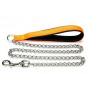 Doggie 3x110 Cm Konfor Dokuma Saplı Zincir Gezdirme Orange | Köpek Gezdirme Tasması